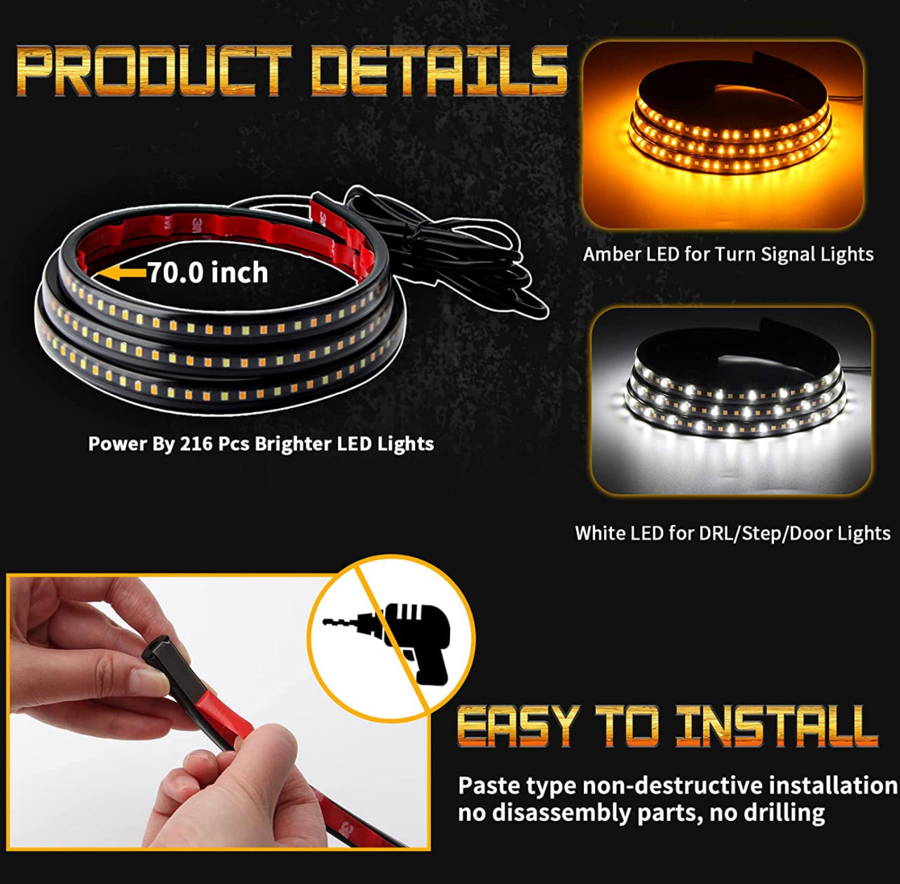 Switchback Running Board/Rocker Lights