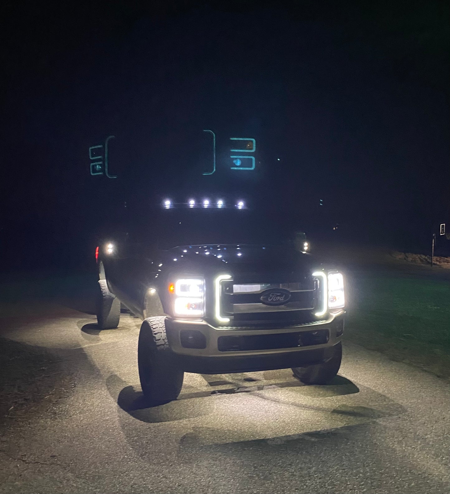 11-16 Superduty C Grill Lights